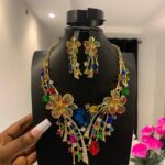 Beautiful Woman’s Necklace – Colorful Royal Set